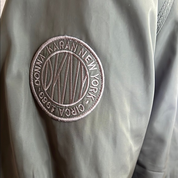 DKNY Sage Green Hooded Jacket - Picture 4 of 11